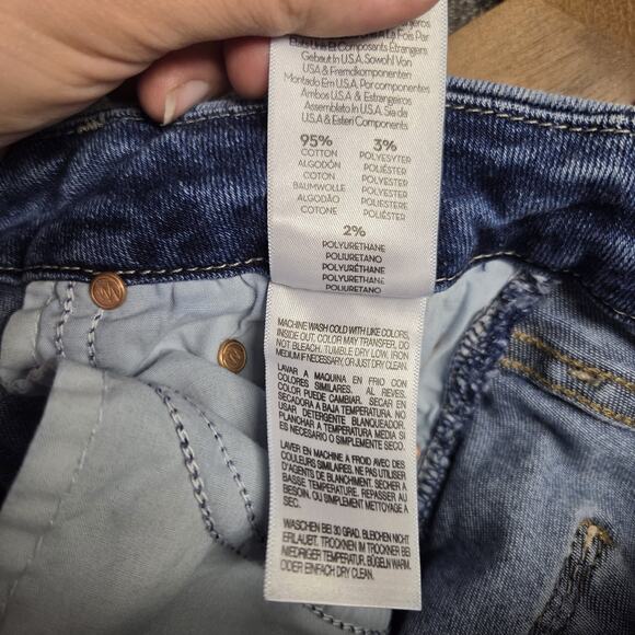 Mother Jeans The Looker Ankle Fray Need For Speed Wash Size 26 - Picture 6 of 8